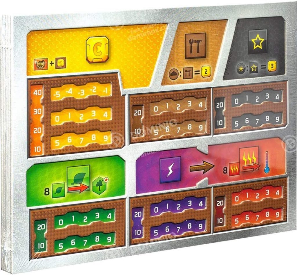 テラフォーミング・マーズ基本＋プレリュード＋厚紙製2層式プレイヤーボード(5枚)